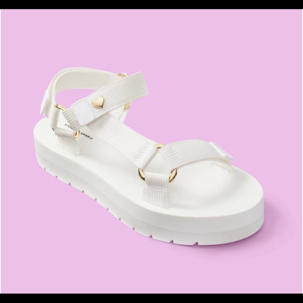 NWT Stony Clover Lane x Target Sandals White Size 8